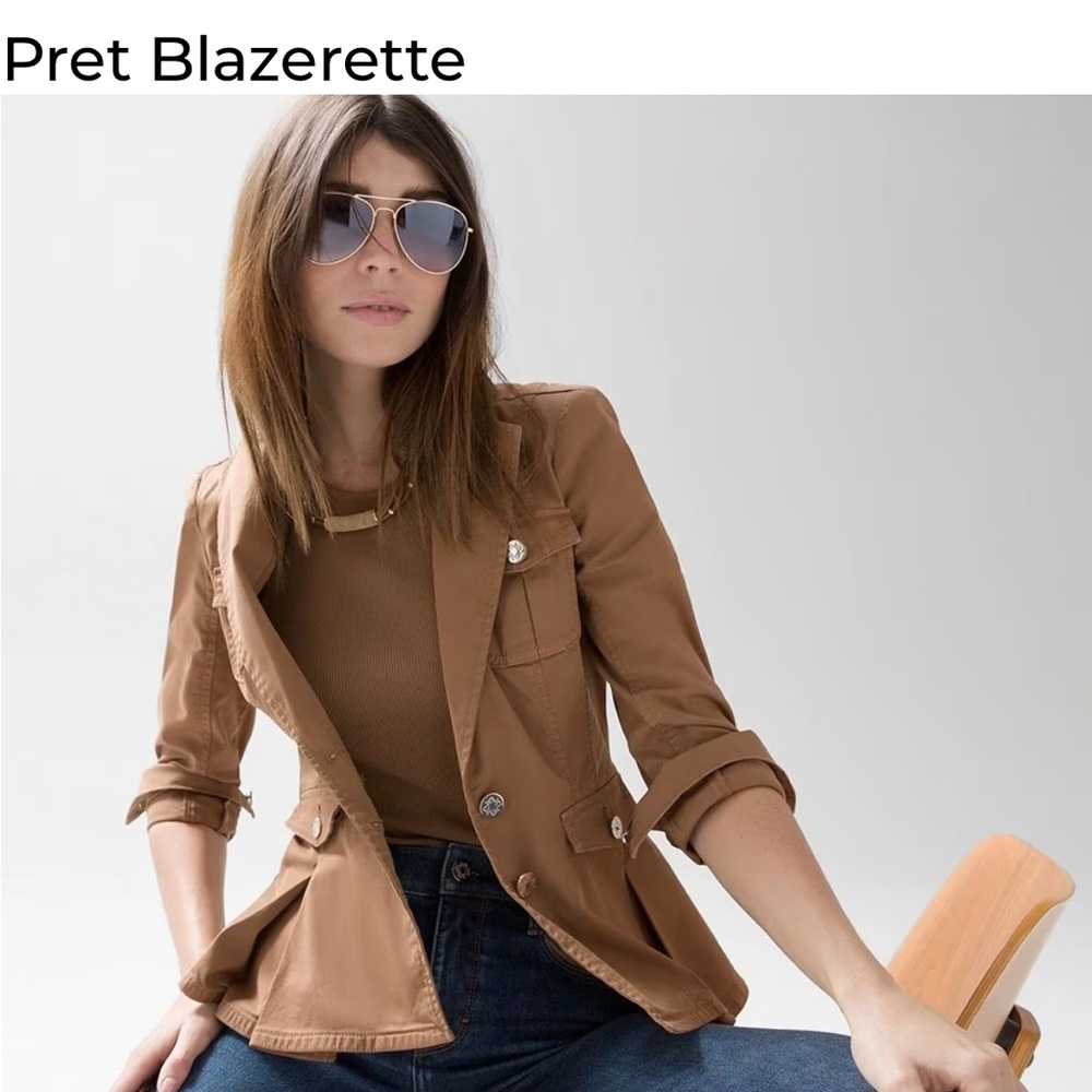 White House Black Market Pret Blazerette.